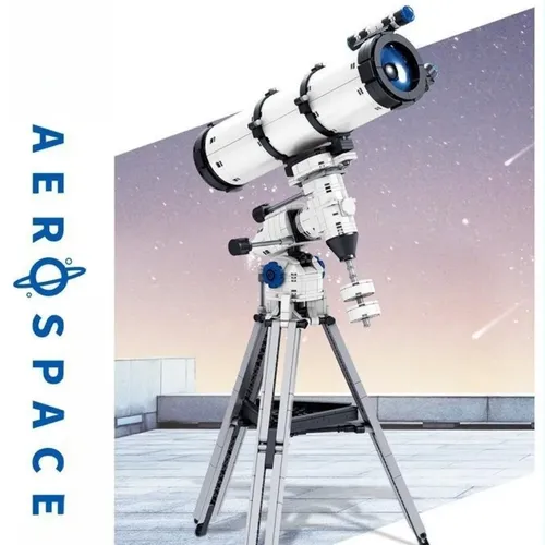 Wusste gebaut astronomische Teleskop Bausteine Luft-und Raumfahrt Kultur Serie Montage Puzzle
