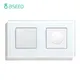 BSEED Mechanical Wall Light Switches 1/2/3Gang 1Way Plus Dimmer Switch Led Dimmable Switch EU