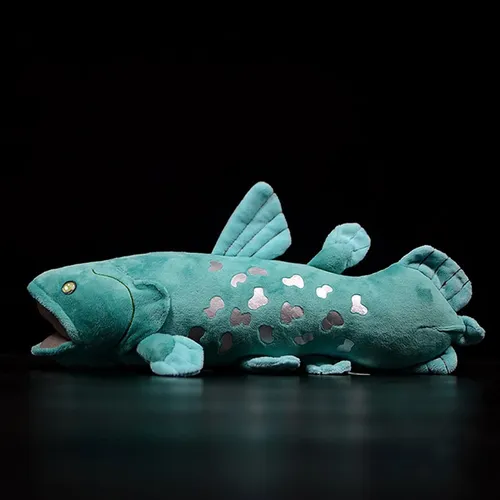 38 cm Lange Lebensechte Huggable Coelacanth Stofftiere Weiche Simulation Meer Tiere Plüsch Spielzeug