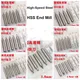 CHKJ For Xinrui High Speed Steel HSS End Mill 1.0 1.2 1.5 2.0 2.5 3.0 4.0 5.0MM 2 Tooth And 4 Tooth