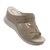 Siketu Marke Sommer Mode Frauen Schuhe Keil Strand Kreuz Riemen Freizeit Hausschuhe Plattform Anti-Rutsch wasserdicht täglich blau