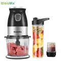 BioloMix 500W Tragbare Persönlichen Mixer Mixer Küchenmaschine Mit Chopper Schüssel 600ml Entsafter