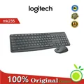 Logitech MK235 Drahtlose Tastatur Maus Multimedia 2 4 GHz Splash-Proof Design 1000dpi Micro USB