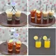 1:12 Resin Dollhouse Mini Lemon Milk Tea Water Cup Miniature Dollhouse Accessories Cups Toy