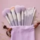 13Pcs Makeup Brushes Set for Maquillage Beauty Cosmetic Powder Eyebrow pencil，eye shadow eyeliner