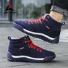 Super warme Winter Männer Stiefel mit Fell plus Größe 39-46 Schneeschuhe Männer Schuhe Mode Farbe