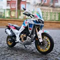 Bburago 1/18 HONDA Africa Twin Adventure Motorcycle Model Toy Car Collection Autobike Shork-Absorber