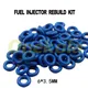 500pieces Fuel injector oring seals kit 6*3.5mm rubber orings fuel injector repair kits for VW Audi