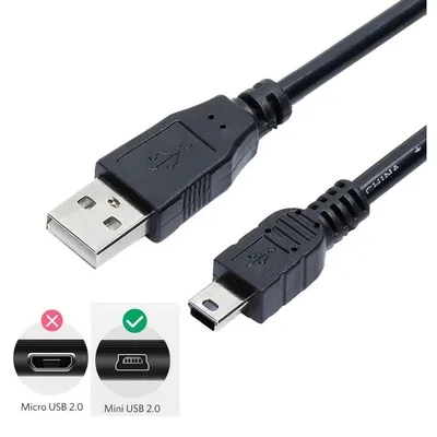 【 Schnelles Schiff 】 Mini-USB-Kabel 0 5 m/1m/1 5 m/2m/3 m USB zu Mini-USB-Schnell lade datenkabel