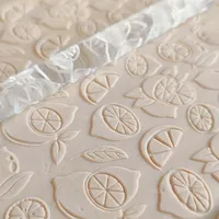 Zitronen muster kleine Küchengeräte für Kuchen Dekorations ideen Gebäck machen Polymer Clay Ohrringe