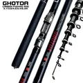 GHOTDA Telescopic Fishing Rod Carbon Travel Travel Ultra Light Spinning Float Bolognese Trout Pole