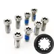 8 Pcs Road Bike Chainring Crank Bolt For-Sram QUARQ Rival AXS Force Red 12 Speed Stainless Steel