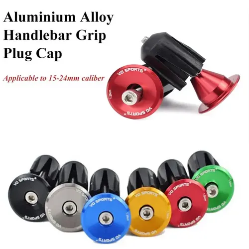 2 stücke Fahrrad MTB Lenker Griffe Stecker Kappen Bar End stopfen Lenker End stopfen Aluminium