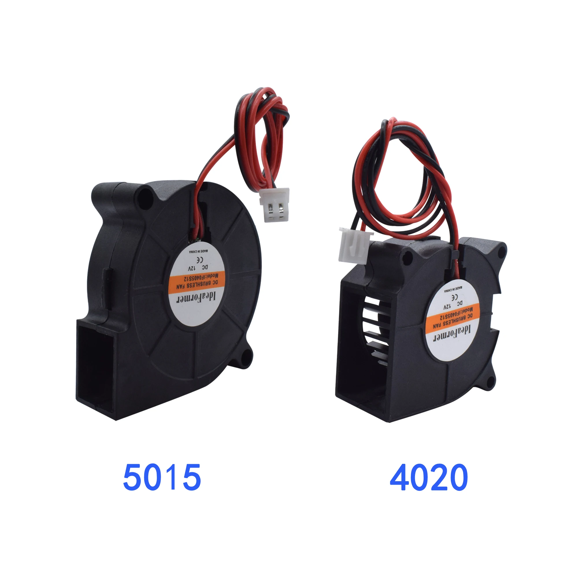 3D-Drucker Reprap Teile Kühlventilator 2-Pin Dupont 50x50x15mm/40x40x20mm Lüfter 12V/24V für beheiztes Bett Filament-Druckkühlung Image