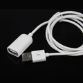 USB A Male To Female M / F Extension Cable White About 100cm USB2.0 A Male To Female Extension