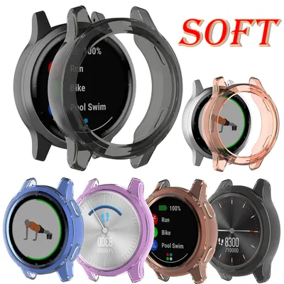 Für Garmin vivomove 3 3S / vivoactive 4 4S / vivomove Luxe Stil TPU Protector Bumper Uhr Rahmen fall