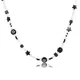 Bohemia Beaded Choker Necklace for Women Initial Letters Pendant Chain Necklace Fashion Shell Pearl