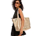 Einkaufstaschen für Frauen 2021 New Style Shopping Umhängetaschen große Kapazität Gold Farbe Frauen