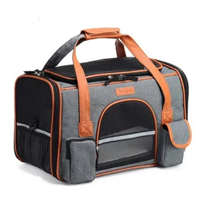 Crossbody Hund Tasche Pet Rucksack Crossbody-tasche Einfarbigen Mehrzweck Schulter Tasche Pet Image