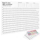 Calendar Wall 2024 New Yearly Daily Schedule Planner Sheet Paper 365 Day Plan Annual Hanging