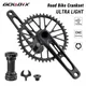 GOLDIX CNC ROAD Cranks Arms Bicycle Crankset BSA BB92 Gravel ROAD Crank 170/175mm Chainring Crown