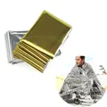 Outdoor Emergency Gold-Sliver Survival Blanket Waterproof First Aid Rescue Curtain Foil Thermal