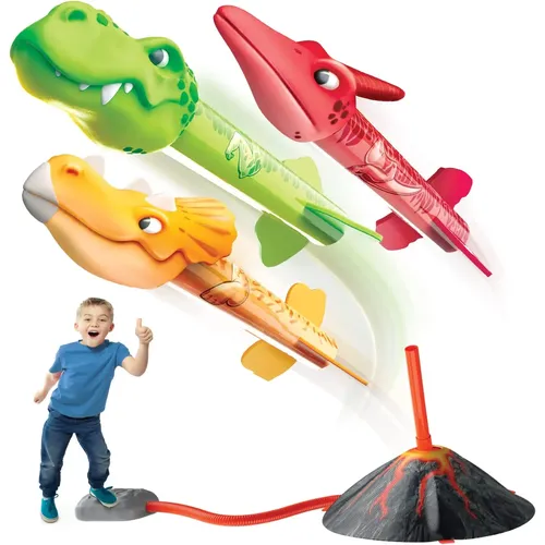 Raketenwerfer für Kinder Sport Outdoor-Spielzeug für Jungen Mädchen Alter 3 4 5 6 7 Jahre alt Start