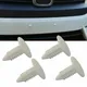 4Pcs/Set White Auto Car Bumper Plugs Front License Plate Hole Cover Plug 6-7mm Hole Cover Plugs