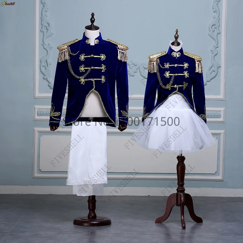 Victoria Prince Captian Seemann Kostüm Kind Erwachsenen Militär Blazer Anzüge Outfit Halloween König Prinz Renaissance mittelalter lichen Mantel Image