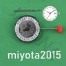 2015 Bewegung Miyota Quarz werk Japan Bewegung Standard bewegung mit Datums anzeige kleine Frauen