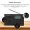 Yorek AM/FM/SW Tragbare Full Band Radio Recorder digitale Wiederaufladbare Radio Unterstützung