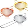 Cocktail Strainer Stainless Steel Tea Strainers Conical Food Strainers Fine Mesh Strainer Practical