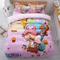 Bedding Sets Cartoon Chopper Quilt Bed Cover Duvet Cover Pillow Case 2-3 Pieces Sets Adult Children