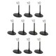 10Pcs Schwarz 1/6 Skala 12 zoll Action-figuren Puppen Puppenhaus Display Stand Basis Halter