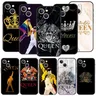 Queen Freddie Mercury For iPhone 11 12 13 15 14 Pro Max Phone Case X XR XS 7 8 Plus SE 2020 Luxury