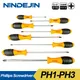 NINDEJIN 1pc electric magnetic screwdriver tools PH0 PH1 PH2 PH3 CR-V phillips screwdriver PP handle