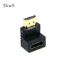 HDMI-compatibleI Male To HDMI-compatible Female Adapter 90 Degree 270 Degree Angle HDMI-compatible
