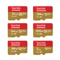 SanDisk Extreme microSDHC microSDXC UHS-I Cards 4K UHD and Full HD video UHS Speed Class 3 (U3) and