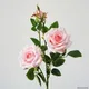 New Artificial Paris perfume roses fake Flowers silk flores artificiales for home party Wedding