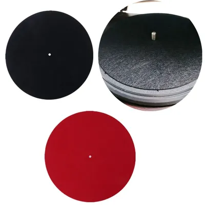 10 "3mm/7" 3mm Dicken Anti-Statische Fühlte Platter Plattenspieler Matte Anti-Vibration slipmat