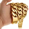 24mm/32mm Große Schwere Gold Silber Farbe 316L Edelstahl Kubanischen Miami Link Ketten Halsketten für männer Hip Hop Rock Schmuck Geschenk