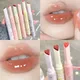 Flora Love Shape Lipstick Glaze Flower Love Jelly Mirror Lipstick Waterproof Non-stick Cup Lipstick