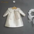 Baby Mädchen Prinzessin Kleid Lange Sleeve Infant Kleinkind Jugendliche Kind Vintage Vestido Peter