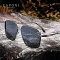 CAPONI Nylon Polarisierte Sonnenbrille Für Männer Platz Fahren Modische Legierung Shades Anti-Glare