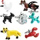 Free Shipping New Arrival Animal Cufflinks Novelty Black Dog Fox Fish Hen Bear Design Gift For Men