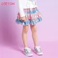 Dxton Kinder Pailletten glänzenden Rock Mädchen Dance wear Ballett Party Minirock Kinder Falten rock