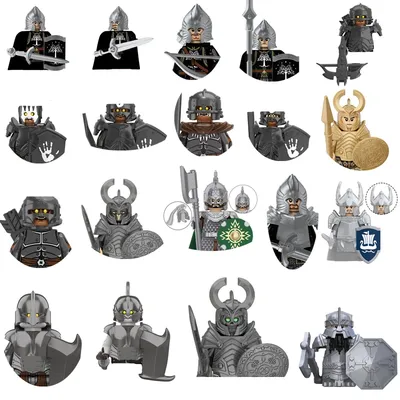 Einzigen Verkauf Elfen Orks Soldaten Sagittary Krieger Armee Zwerg Rohan Ritter Galadriel Bausteine Image