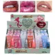 24pcs/Set Wholesale Bulk Sequins Transparent Discolored Lip Glaze Lipstick Gloss Lip Oil