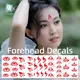 Rocooart Bindi Sticker Face Jewels Tattoo Forehead Temporary Tattoo Sticker Actress Make Up Tatuaje