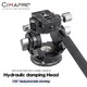 Cimapro LD-1S dual panoramic tripod head hydraulic oil video damping head is used for tripod tripod